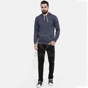 เสื้อสเวตเชิ้ตมีฮู้ดผู้ชาย BlackFox สีพื้น ผ้าฝ้ายถัก สวมใส่สบาย มีกระเป๋าหน้า เหมาะสำหรับใส่ในฤดูใบไม้ร่วง - Product Image 4