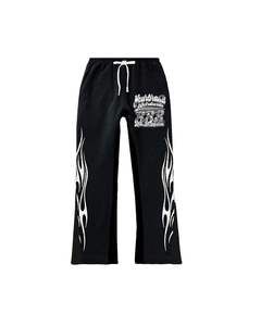 Custom Manufacturer Two Piece Jogger Sweatpants Track Sweatsuit Flare Stacked Vintage Fully DTF Printed Men Custom <b>Tracksuits</b> - Product Image 5