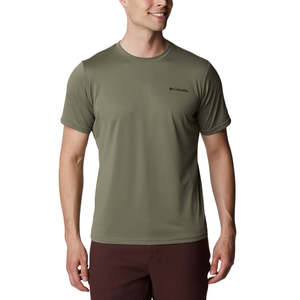 T-shirt Columbia da uomo Big & Tall Hike a girocollo, verde, taglia 2X - Product Image 1
