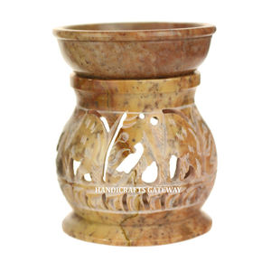 Soapstone Carving Aroma <b>Oil</b> <b>Diffuser</b> Natural Handmade Beautiful Finest Luxury Design Made By Indian Manufacturer Use For Gifting - Product Image 1
