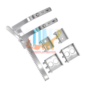 Burford finochietto ชุดผ่าตัดทำจากเหล็กสแตนเลสขนาด10/12นิ้วน้ำหนักเบา2ใบมีด - Product Image 1