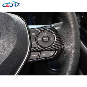 ABS Carbon Look kit interni auto copri volante per Toyota Camry 2018-2024 <span class=keywords><strong>Suzuki</strong></span> Swace Corolla 2019 2022 a croce - Product Image 2