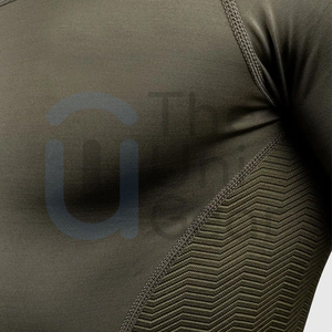 New Arrival Men's Rash Guard <b>Compression</b> Gym <b>Shirt</b> Fitness Sportswear with <b>Custom</b> <b>Design</b> Logo Breathable & Quick Dry - Product Image 4