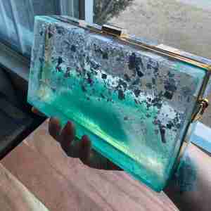 Más vendidos con precio barato Embrague hecho a mano Último bolso Embrague de resina Exportador indio con calidad superior - Product Image 4