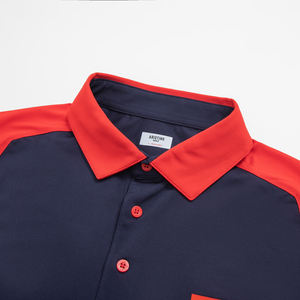 Aristino เสื้อกอล์ฟผู้ชายดีไซน์สีทึบผ้าสักหลาด88% ลำลองผ้าสักหลาด12% ผ้าสแปนเด็กซ์ - Product Image 2