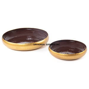 Bandeja de chocolate rectangular de metal Bandeja de chocolate hecha a mano con acabado dorado Venta caliente Nueva bandeja de chocolate - Product Image 3