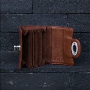 Functional Compact Colorful <b>Genuine</b> <b>Leather</b> <b>Wallet</b> Handmade Unisex with Secure Hasp Closure Handmade From Indonesia - Product Image 4