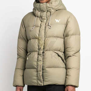 Nouveautés Vêtements d'hiver Manteaux rembourrés Veste bouffante personnalisée avec capuche Vestes bulles hommes - Product Image 3