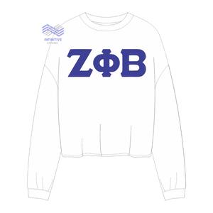 Sudadera Blanca Zeta Phi Beta Mujer - Product Image 1