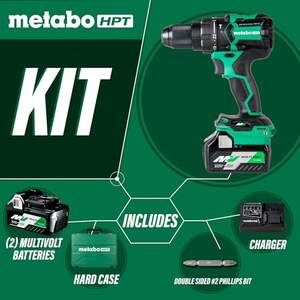 Kit de Taladro Percutor Inalámbrico Multivoltaje de 36 V, con Baterías de Iones de Litio, Estuche Compacto, Cargador, Taladro Eléctrico Industrial - Product Image 4