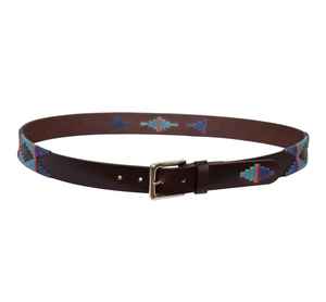 Cinturón Deportivo de Lujo OEM POLO, Estilo Argentino, Cinturón Gaucho Hecho a Mano, Diseño Multicolor, Cuero Vacuno Genuino, Acero - Product Image 4