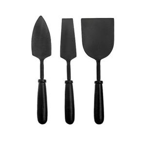 Ensemble de 4 couteaux à fromage en acier inoxydable, fourchette à tartiner le beurre, couteau à fromage, ensemble de couteaux à fromage en métal avec finition argentée, prêt à être expédié - Product Image 1