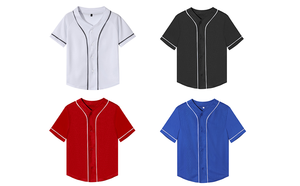 Camiseta de béisbol en blanco al por mayor de alta calidad, camisetas de sóftbol, camiseta de béisbol personalizada para hombres, envío DDP - Product Image 5