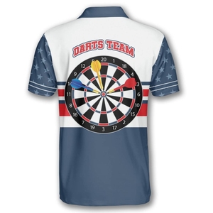 Maillot de joueur de fléchettes à sublimation personnalisé vêtements de sport en tissu léger à séchage rapide pour les compétitions de tournois et de clubs - Product Image 3