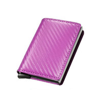Dompet kulit Pu pria, penutup paspor pria, pemegang kartu, dompet Folder tiket udara untuk pria