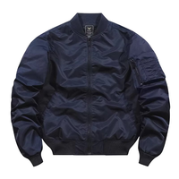 Vente en gros de blouson pour hommes de haute qualité avec logo personnalisé Blouson aviateur en coton MA1 Flight personnalisé pour hommes