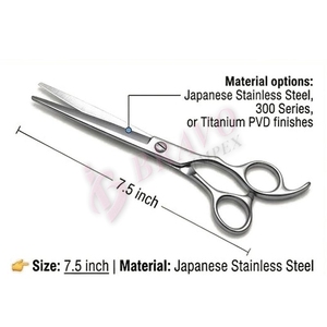 กรรไกรตัดผมมืออาชีพ กรรไกรตัดผมแบบด้ามจับสองนิ้ว สำหรับร้านทำผม - Product Image 4