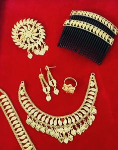 2024 Best Buy Ready Ship 24K chapado en oro Estilo Vintage conjunto de joyería de moda fabricante indio inspirado Comoras Mayotte-cobre - Product Image 2