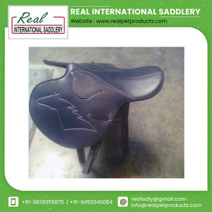 Selle de cheval en cuir de qualité supérieure, selle anglaise sur mesure, équipement équestre - Product Image 2
