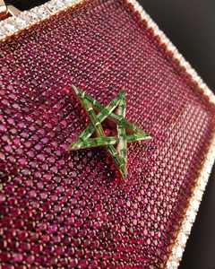 Plaque de nom rectangulaire personnalisable pour homme, style hip-hop unique, bijoux en argent 925, pierre principale de grande taille - Product Image 6