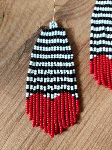 2025ใหม่ต่างหูลูกปัดโบฮีเมียนสีสันสดใสทำด้วยมือเครื่องประดับชาติพันธุ์ยาวลดลงสำหรับผู้หญิงสไตล์อินเทรนด์สำหรับงานแต่งงานโดยงานฝีมือ - Product Image 6