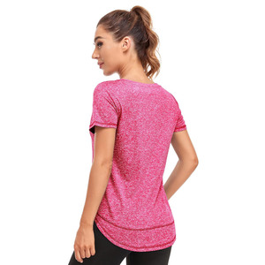 T-shirts respirants pour femmes Impression de logo personnalisé Dernière conception En gros Nouvelle arrivée Bas quantité minimale de commande pour l'été - Product Image 6