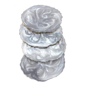 Accueil Vaisselle Décor Forme Carrée Tapis De Tasse Décoratif Prix De Gros Résine Tasse À Thé Dessous De Verre À La Main Conception Tasse À Thé Mads - Product Image 5