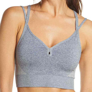 Soutien-gorge de sport pour femme, haute qualité, nouveau design, respirant, sexy, personnalisable, col halter, pour gym, fitness et yoga, meilleur prix - Product Image 3
