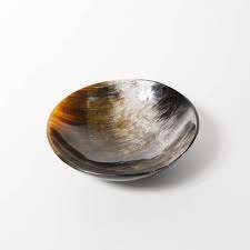 Top Products Cuerno Vajilla Cuencos Platos Respetuosos con el medio ambiente para servir y mezclar Cuenco Cuerno de buey genuino Palma Espuma Cuenco para afeitar - Product Image 3