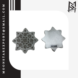 Sous-verre de qualité standard avec design moderne, perles rouges/matériau en coton, écologique, en vente par MOON STAR EXPORTS - Product Image 5