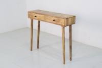 Table console en bois de manguier massif de style industriel avec tiroirs de rangement pour la maison, le salon, la chambre, l'hôtel, meubles de maison de haute qualité