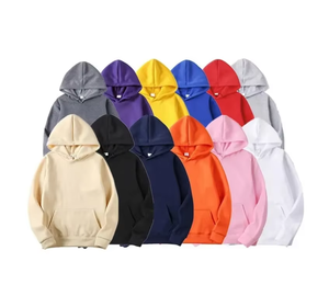 Sweat à capuche en coton épais de haute qualité pour hommes, sweat à capuche surdimensionné avec épaules tombantes et imprimé Logosweatshirt - Product Image 3