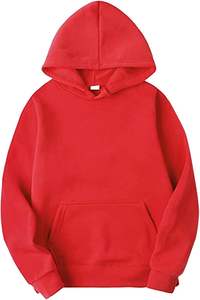 Sweat à capuche en molleton noir épais avec pantalon de jogging pour hommes et femmes - Product Image 6