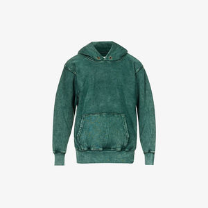 Sudadera con Capucha de Moda para Hombre, Estilo Lavado Ácido, Corte Regular, Tejido Grueso - Product Image 2