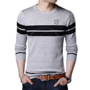 เสื้อสเวตเตอร์แฟชั่นผู้ชายสำหรับฤดูหนาวสีพื้นพิมพ์ลายแนวสตรีทแบบสวมหัวเทคนิคซักได้จากผู้ผลิต - Product Image 1