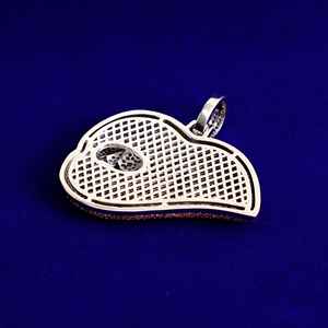 Igi certifié 925 pendentif à lèvres en argent Leb Grown diamant lèvres bijoux pour femmes Hip Hop Style pendentifs à breloque cadeau pour elle - Product Image 6