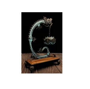 Exquis nouveau brûleur d'encens en métal Lotus Portable maison porte-bâton d'encens brûleur pour l'exportation - Product Image 1