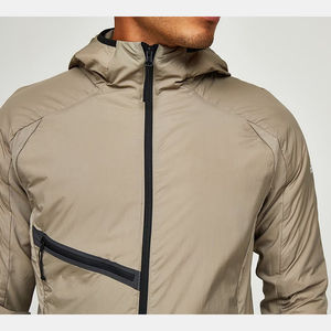 Vente en gros design personnalisé randonnée imperméable hommes coupe-vent survêtement hommes tissé fermeture éclair extérieur design décontracté pour le voyage - Product Image 5