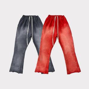 ¡Novedad de 2024! Pantalones para hombre, elegantes pantalones acampanados de algodón lavado, pantalones acampanados para hombre, producto de Venta caliente a precio barato - Product Image 5