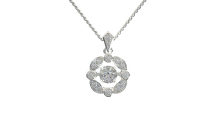 จี้สร้อยคอทองคำ 10K สไตล์หรูหรา ดีไซน์แฟชั่น ประดับด้วยเพชร CZ สำหรับผู้หญิง ผลิตในเวียดนาม-DS01005 - Product Image 4