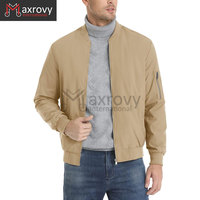 Blouson bomber en toile imperméable coupe-vent écologique confortable décontracté pour homme, veste légère coupe-vent 5 poches