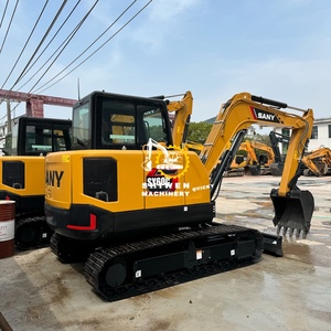 SHIWEN NEW SANY 6 ton <b>excavator</b> <b>tire</b> <b>excavator</b> SY60 SY60c wholesale price SANY SY55 SY35 SY26 SY18 mini excavadora SANY 60 CE - Product Image 2