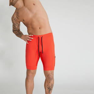 Gran oferta de pantalones cortos de Yoga de compresión antiarrugas para hombre, el mejor diseño, ropa de gimnasio, transpirable, tendencia superior, tarifa barata con servicio OEM - Product Image 4