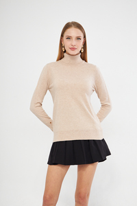 Chandail en tricot boutonné à col roulé à manches longues pour femmesSports, CasualOfficeStylishWear Opportunity en gros - Product Image 5