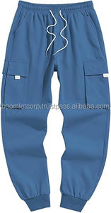 Pantalon Cargo pour Hommes de Haute Qualité Nouveau Design Toile Tissu Respirant Style Baggy pour Adultes Décontracté - Product Image 4