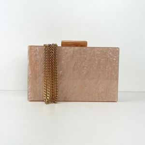 Femme mode sac de fête sac en résine coloré sac de soirée pochette femmes personnalisé dames sacs à main avec chaînes - Product Image 1