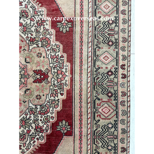 Beau et doux tapis turc en coton tissé à la main authentique pour la maison lavable et résistant aux taches - Product Image 3
