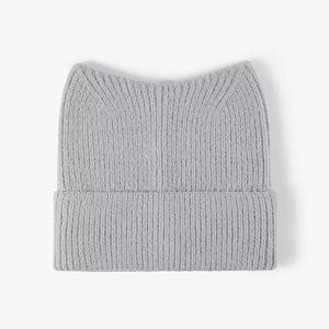 Bonnet tricoté en laine d'hiver unisexe Bonnet d'hiver doux et chaud de haute qualité en tricot uni respirant à vendre - Product Image 6