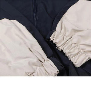 เสื้อแจ็คเก็ตกันลมสำหรับผู้ชายเสื้อกันลมมีซิปรูดแบบไนลอนน้ำหนักเบาว่างเปล่า - Product Image 5