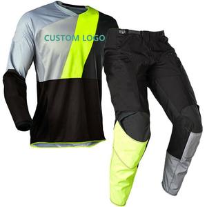 Conjunto de Ropa Deportiva de Motocross Unisex Personalizada, Transpirable, Resistente al Viento, Jersey y Pantalones de Carreras, Talla Grande para Adultos, 100% Poliéster - Product Image 3